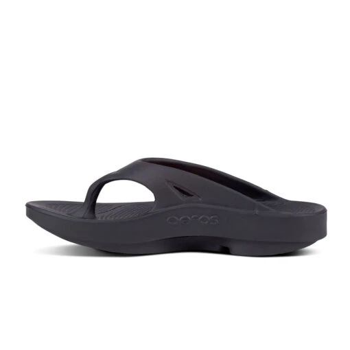 'OOFOS' Unisex OOriginal Thong - Black -Shoes Boot Store
