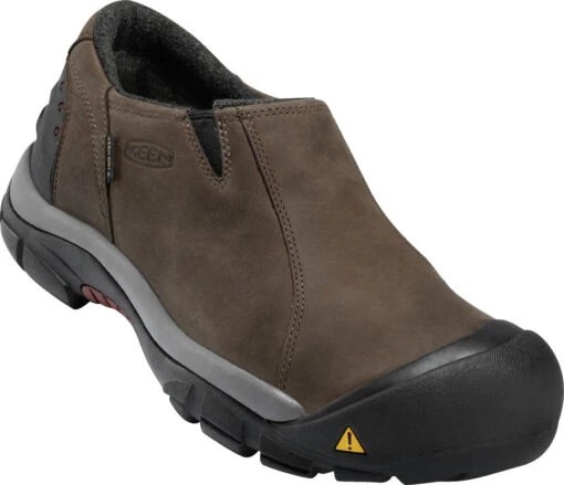 'Keen Outdoor' Men's Brixen Low 200GR WP Slip On - Slate Black / Madder Brown -Shoes Boot Store 1002269 FLR