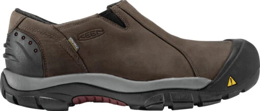 'Keen Outdoor' Men's Brixen Low 200GR WP Slip On - Slate Black / Madder Brown -Shoes Boot Store 1002269 P