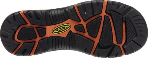 'Keen Utility' Men's Braddock Low Steel Toe - Black / Grey / Orange -Shoes Boot Store 1011244 OS