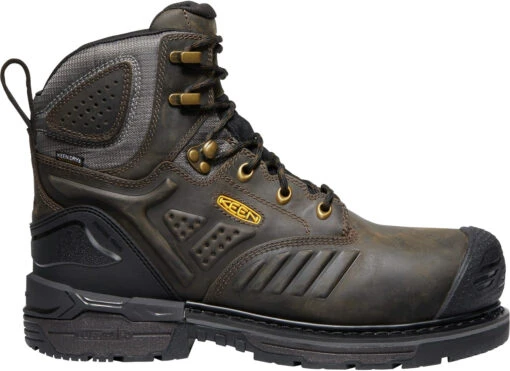 'Keen Utility' Men's 6" Philadelphia WP Comp Toe - Cascade Brown / Black -Shoes Boot Store 1022110 P
