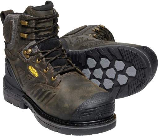 'Keen Utility' Men's 6" Philadelphia WP Comp Toe - Cascade Brown / Black -Shoes Boot Store 1022110 PPS