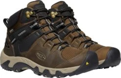 'Keen Outdoor' Men's Steens WP Leather Mid Hiker - Canteen / Black -Shoes Boot Store 1022327 PLA large 1024x1024@2x