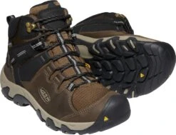 'Keen Outdoor' Men's Steens WP Leather Mid Hiker - Canteen / Black -Shoes Boot Store 1022327 PPS large 1024x1024@2x