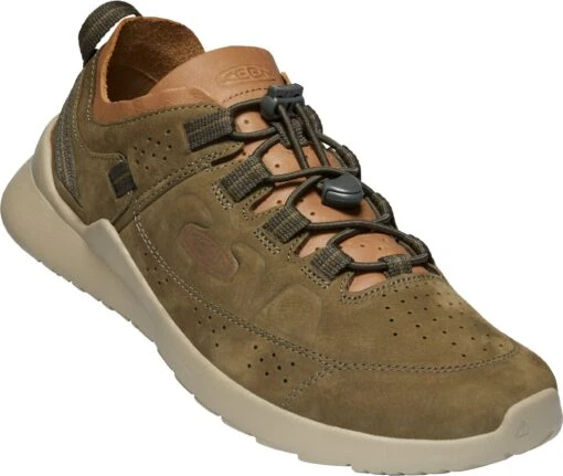'Keen Outdoor' Men's Highland Oxford Sneaker - Dark Olive / Plaza Taupe -Shoes Boot Store 1022662 3Q