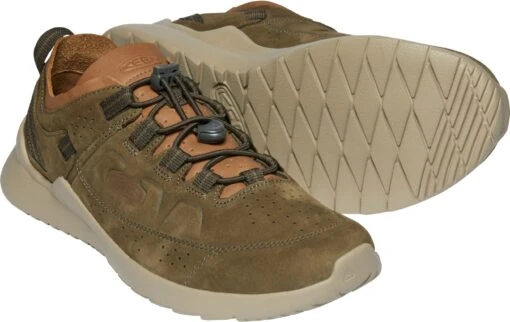 'Keen Outdoor' Men's Highland Oxford Sneaker - Dark Olive / Plaza Taupe -Shoes Boot Store 1022662 PPS