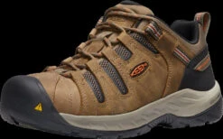 'Keen Utility' Men's Flint II EH Steel Toe - Shitake / Rust -Shoes Boot Store 1023268 F3Q med 1024x1024@2x