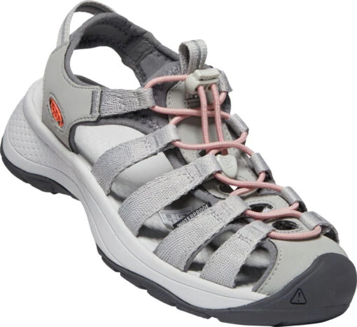 'Keen Outdoor' Women's Astoria West Sandal - Grey / Coral -Shoes Boot Store 1023589 FLR