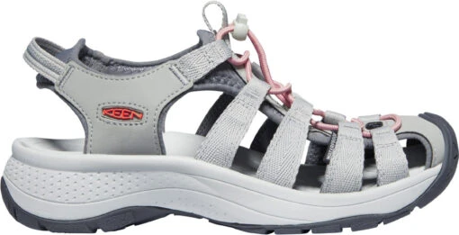'Keen Outdoor' Women's Astoria West Sandal - Grey / Coral -Shoes Boot Store 1023589 P