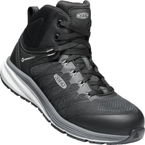 'Keen Utility' Men's Vista Energy EH Mid Hiker Carbon Toe - Vapor / Black -Shoes Boot Store 1024588 3Q