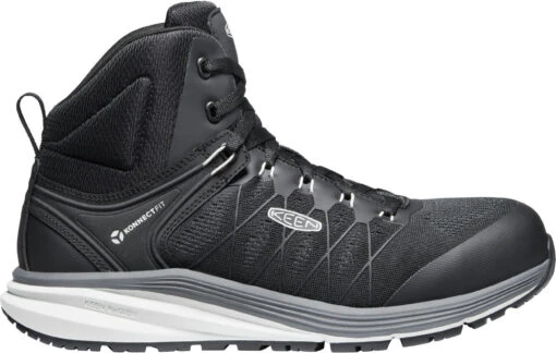 'Keen Utility' Men's Vista Energy EH Mid Hiker Carbon Toe - Vapor / Black -Shoes Boot Store 1024588 P