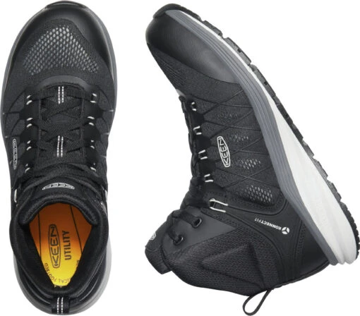 'Keen Utility' Men's Vista Energy EH Mid Hiker Carbon Toe - Vapor / Black -Shoes Boot Store 1024588 PLD