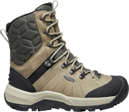 'Keen Outdoor' Women's Revel IV High Polar WP Boot - Vetiver / Peachy Keen -Shoes Boot Store 1025455 P