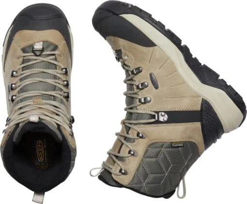 'Keen Outdoor' Women's Revel IV High Polar WP Boot - Vetiver / Peachy Keen -Shoes Boot Store 1025455 PLD