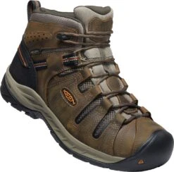 'Keen Utility' Men's Flint II Mid EH WP Soft Toe - Black Olive / Brindle -Shoes Boot Store 1025613 3Q large 1024x1024@2x