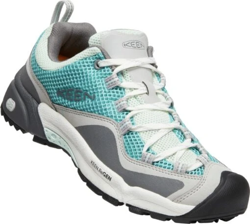 'Keen Outdoor' Women's Wasatch Crest Vent Hiker Sneaker - Porcelain / Blue Glass -Shoes Boot Store 1026176 3Q