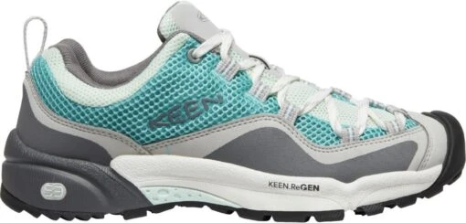 'Keen Outdoor' Women's Wasatch Crest Vent Hiker Sneaker - Porcelain / Blue Glass -Shoes Boot Store 1026176 P