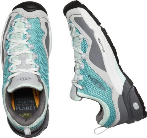 'Keen Outdoor' Women's Wasatch Crest Vent Hiker Sneaker - Porcelain / Blue Glass -Shoes Boot Store 1026176 PLD