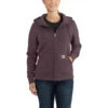 'Carhartt' Women's Clarksburg Full Zip Hoodie - Blackberry Heather -Shoes Boot Store 102788V27 WS22 CM 1 1024x1024@2x