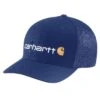 'Carhartt' Men's Rugged Flex Fitted Canvas Mesh-Back Logo Graphic Cap - Scout Blue -Shoes Boot Store 105353 SCU MS22 1024x1024@2x