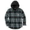 'Carhartt' Men's Rugged Flex® Flannel Fleece Lined Hooded Shirt Jac - Elm -Shoes Boot Store 105621 ELM MF22 e 1024x1024@2x
