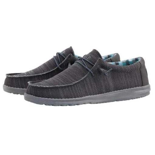 'Hey Dude' Men's Wally Sox - Charcoal -Shoes Boot Store 110354000 WALLY SOX CHARCOAL 02 720x 30c06563 a20b 4f9e 9ddf