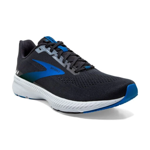 'Brooks' Men's Launch GTS 8 - Black / Grey / Blue -Shoes Boot Store