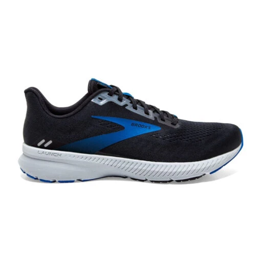 'Brooks' Men's Launch GTS 8 - Black / Grey / Blue -Shoes Boot Store