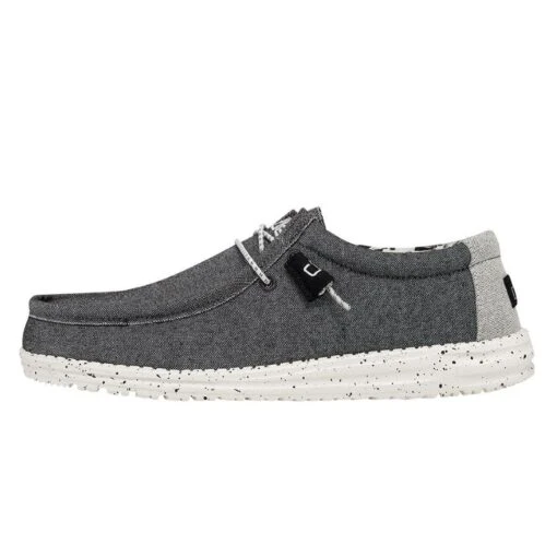 'Hey Dude' Men's Wally Stretch - Opal Black -Shoes Boot Store 110384724 WALLY STRETCHOPALBLACK 1 1024x1024 2x bf68a519 c5fd 4b18 8ee9