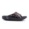 'OOFOS' Women's OOahh Slide Limited Edition - Black / Leopard -Shoes Boot Store 1103BLKLEOPRD 1 1024x1024@2x