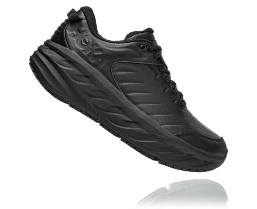 'HOKA' Men's Bondi SR - Black -Shoes Boot Store 1110520