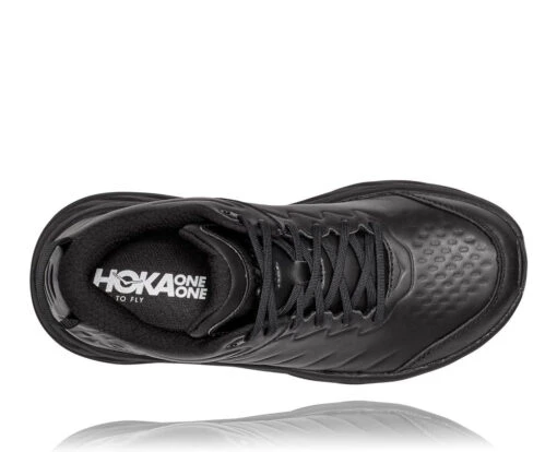 'HOKA' Men's Bondi SR - Black -Shoes Boot Store 1110520