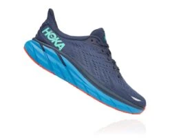 'Hoka' Men's Clifton 8 - Outer Space / Vallarta Blue -Shoes Boot Store 1119393 OSVB 2 1024x1024@2x