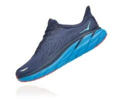 'Hoka' Men's Clifton 8 - Outer Space / Vallarta Blue -Shoes Boot Store 1119393 OSVB 4 1024x1024@2x