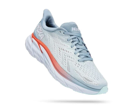 'Hoka' Women's Clifton 8 - Blue Fog / Plein Air (Wide) -Shoes Boot Store 1119394 BFPA 1 bbdbaecd 5143 419a 8309