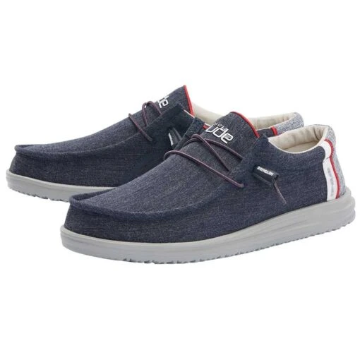 'Hey Dude' Men's Wally Free - Arctic Blue -Shoes Boot Store 112272551 WALLY FREE ARTIC BLUE 02 2048x2048 5302e76e 7741 4793 8a10