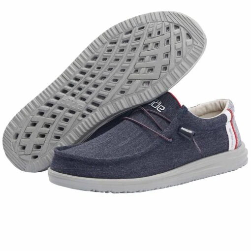 'Hey Dude' Men's Wally Free - Arctic Blue -Shoes Boot Store 112272551 WALLY FREE ARTIC BLUE 03 2048x2048 10e5b9db f256 4638 affe