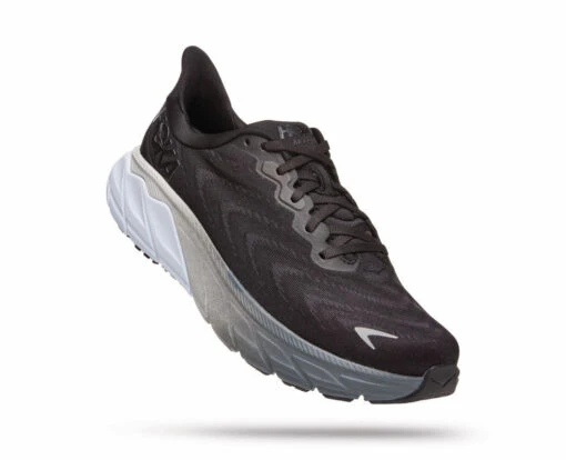 'HOKA' Men's Arahi 6 - Black / White (Wide) -Shoes Boot Store 1123194 BWHT 1 93aeaee3 b089 43de 9c57
