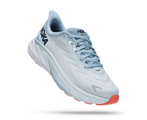 'HOKA' Women's Arahi 6 - Plein Air / Blue Fog -Shoes Boot Store 1123195