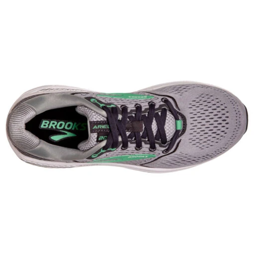 'Brooks' Women's Ariel 20 - Alloy / Blackened Pearl / Green -Shoes Boot Store