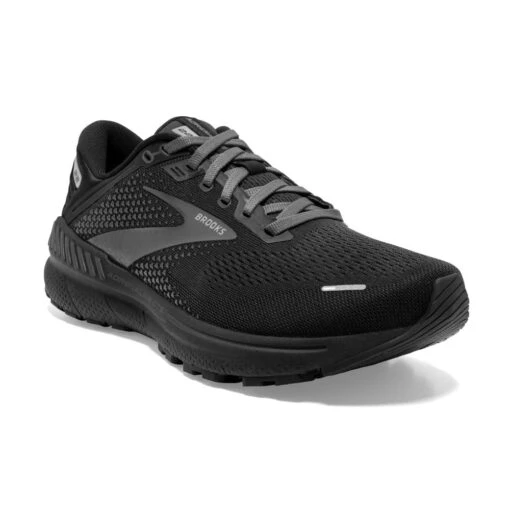'Brooks' Women's Adrenaline GTS 22 - Black / Black / Ebony -Shoes Boot Store