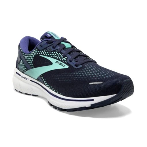 'Brooks' Women's Ghost 14 - Peacoat / Yucca / Navy -Shoes Boot Store
