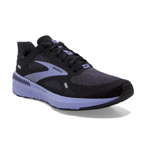 'Brooks' Women's Launch GTS 9 - Black / Ebony / Purple -Shoes Boot Store