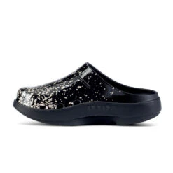 'OOFOS' Women's OOcloog Clog Limited Edition - Black / Champagne Pop -Shoes Boot Store 1203BKCHMPGNE shot4 1024x1024@2x