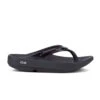 'OOFOS' Women's OOlala Thong - Black Patent -Shoes Boot Store 1400BLK 1 1024x1024@2x