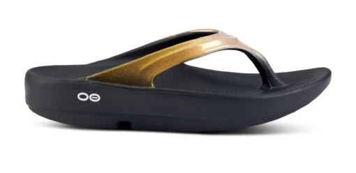 'OOFOS' Women's OOlala Luxe Thong - Macchiato -Shoes Boot Store 1403BKMACHITO shot1 932x680 fdd68728 0bfd 473e 9d0f
