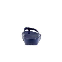 'OOFOS' Women's OOlala Thong Limited Edition - Navy / Silver Snake -Shoes Boot Store 1403NVYSILSNK shot5 1024x1024@2x