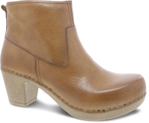 'Dansko' Women's Sarah - Tan Milled Burnished -Shoes Boot Store