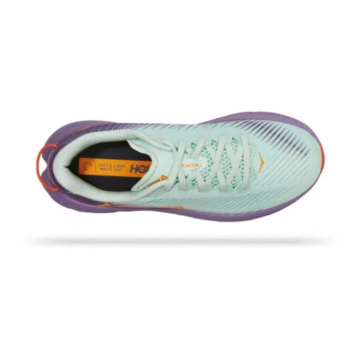 'HOKA' Women's Rincon 3 - Blue Glass / Chalk Violet -Shoes Boot Store
