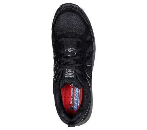'Skechers' Men's Malad II EH Comp Toe - Black -Shoes Boot Store